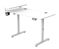 Ultradesk HIGHLANDER Elektryczna regulacja Białe - 1295839 - zdjęcie 4